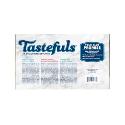 Tastefuls Variety Pack Flaked Wet Cat Food (5.5 Ounce (Pack of 24))