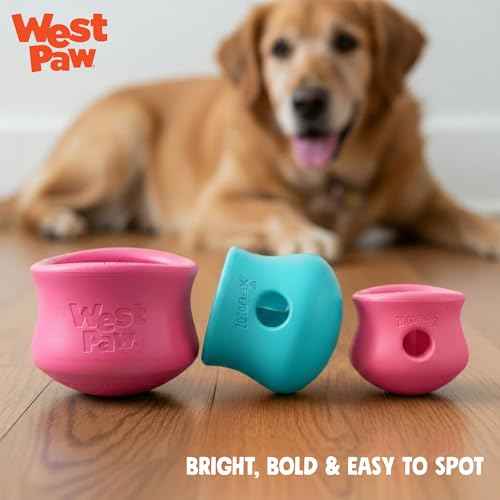 Zogoflex Toppl Interactive Treat Dispensing Puzzle Dog Toy for Mental Stimulation & Enrichment (X-Large / Teal)