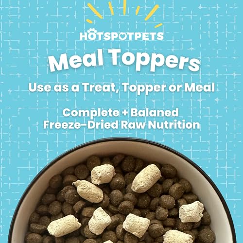 Freeze Dried Raw Beef Meal Toppers for Dogs 1LB Bag
