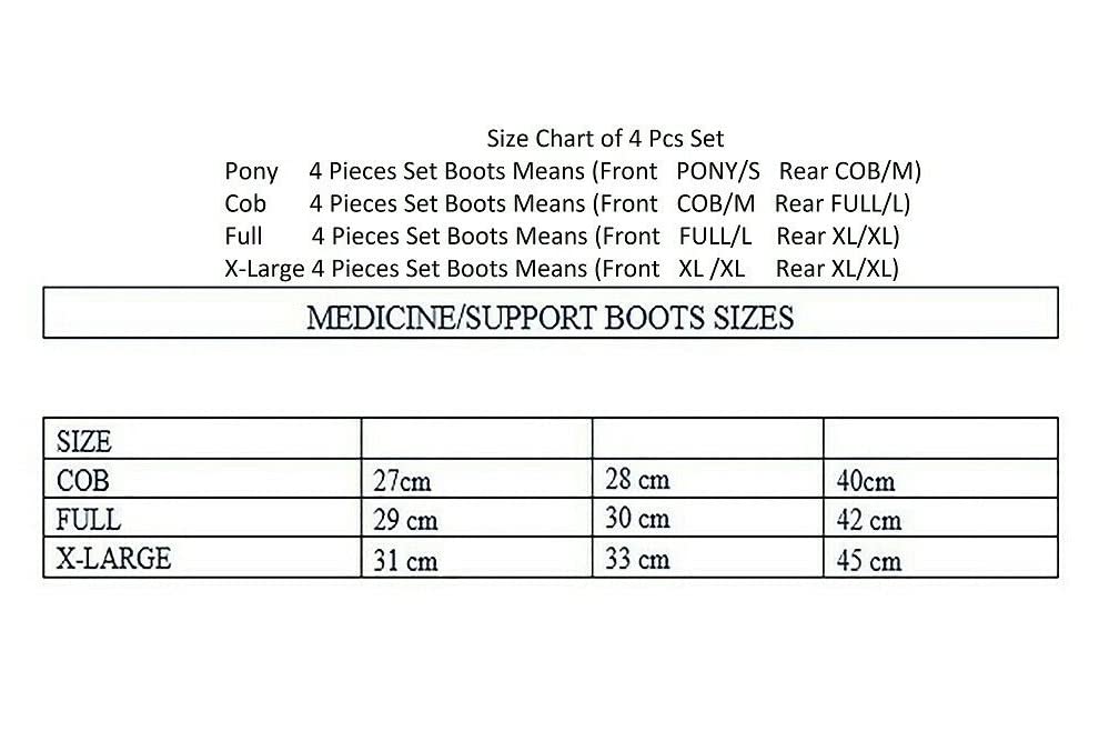 Horse Medicine Brushing Boots Leg Wraps Protection Gear Set of 2 and Set of 4 in 14 Colors (SMALL/PONY / ORANGE (SET OF 2))
