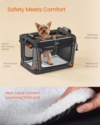 Collapsible Dog Crate (S（20"L x 14"W x 14"H）)