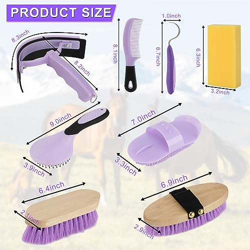 Horse Grooming Kit (Purple)