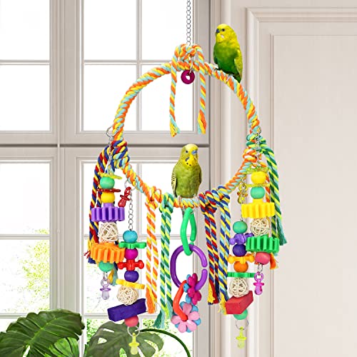Bird Swing Toy with Perches