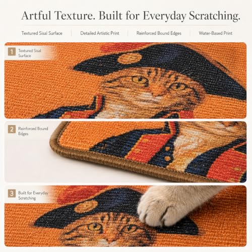 Art Sisal Cat Scratcher Mat (Royal Cat)