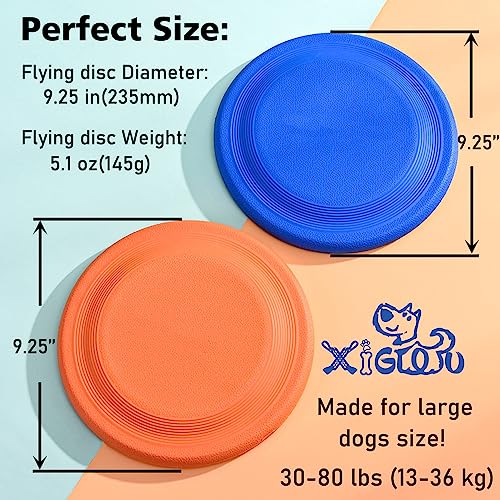 Dog Flying Disc (Durable Blue & Or)