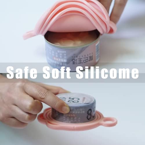 Cat Food Can Lid and Spoon (Combo of Tow Color)