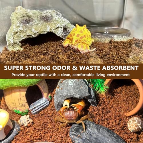 2PCS Reptile Soil Substrate (2PCS 0.79gal(Total 1.58gal))