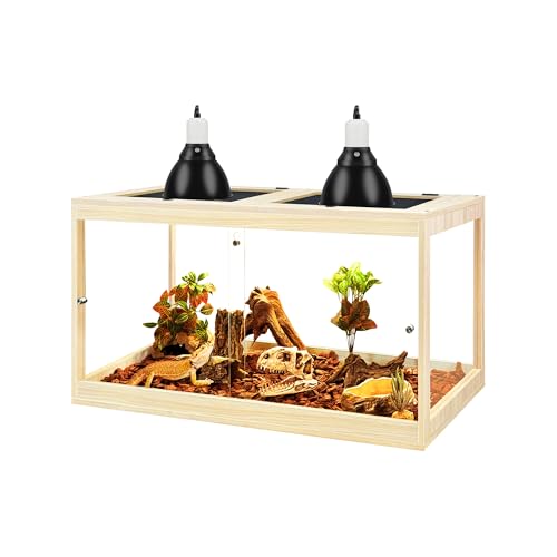 31 Gallon Bearded Dragon Tank (Oak / 31 Gallon (24x15.5x15.5 Inch))