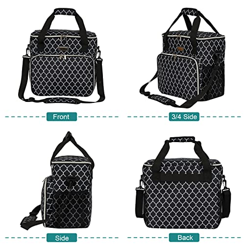 Dog Travel Bag (DLblack / Medium)