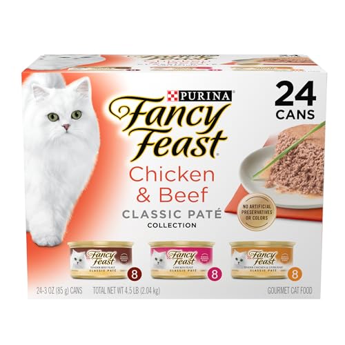 Purina Chicken & Beef Wet Cat Variety Pack (3 Ounce (Pack of 24))