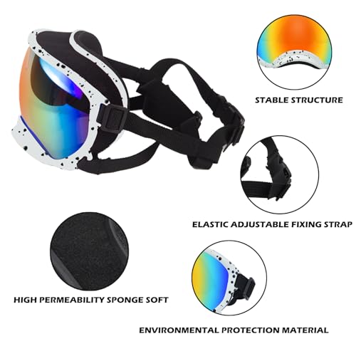 Medium Dog Sunglasses with Adjustable Strap UV Protection