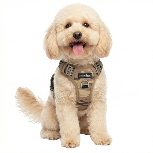 Dog Harness No Pull (Camo Brown / Small)