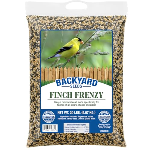 Backyard Seeds 20LB Finch & Small Songbird Frenzy (Finch Frenzy / 20 Pound (Pack of 1))