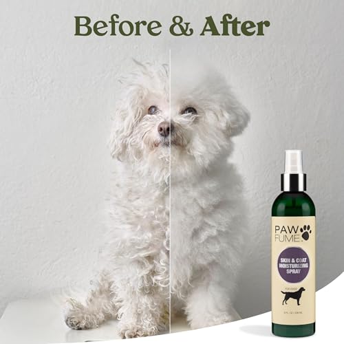 PAWFUME Skin & Coat Detangler Spray for Dogs (Conditioning Moisturizing Spray / Pack of 2)