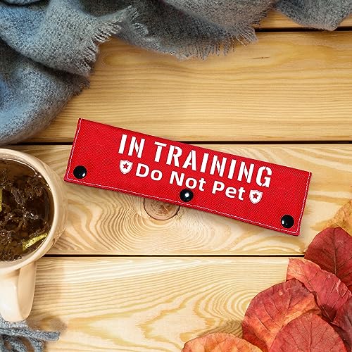 in Training Do Not Pet Funny Red Dog Leash Sleeve