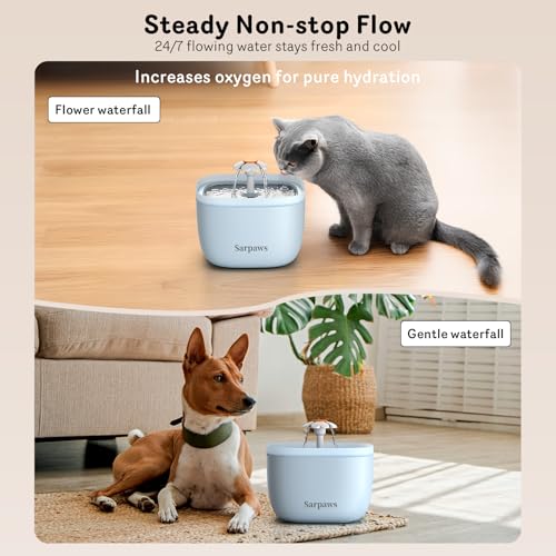 Automatic Cat Feeder and Water Dispenser FW1 (Blue)