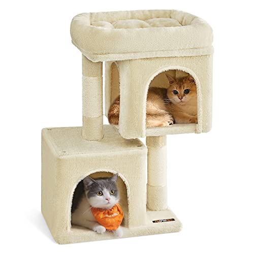 Cat Tree 26.4 (S (15.7"L x 11.8"W x 26.4"H) / Beige)