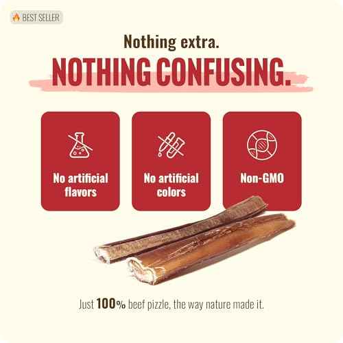 Odor Free Thin Bully Sticks (6" Thin - 25 Count)