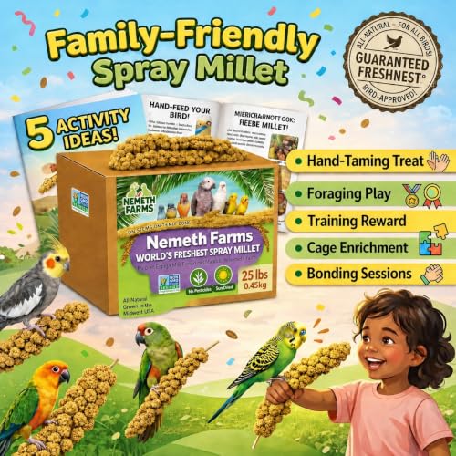 Spray Millet for Birds (25 Pound (Pack of 1))