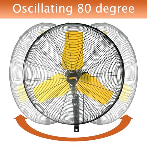 24" Oscillating Wall Fan (24" outdoor)