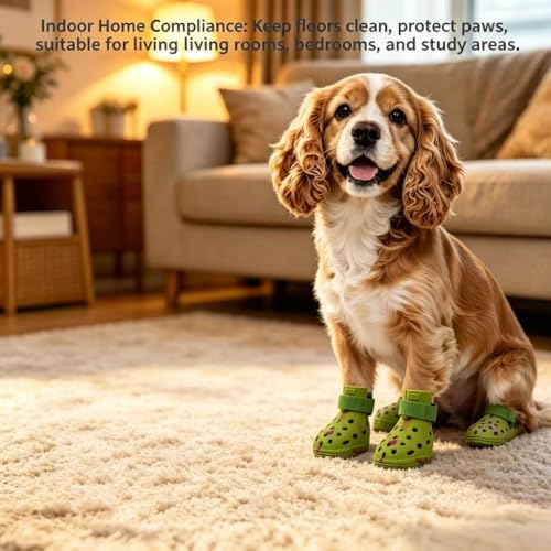 Tie Dye Dog Shoes for Hot Pavement (M (30-50 lbs))