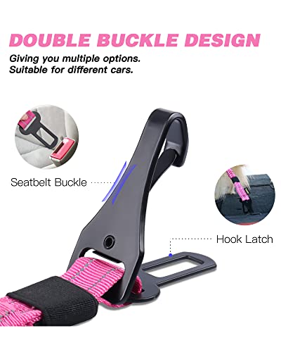 Dog Seat Belt for Car (Hotpink)