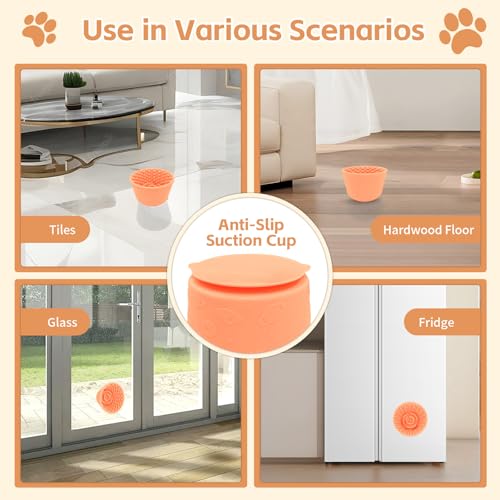 Dog Lick Bowl (S-M / Orange)