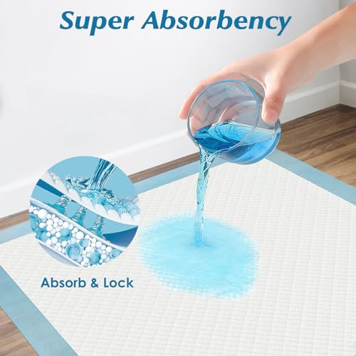 100 Count 22” x 22” Super Absorbency Disposable Underpads (100 Count 22" x 22")