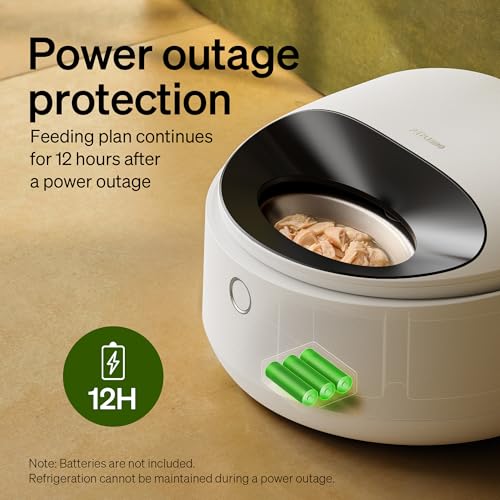 Automatic Wet Cat Feeder with Refrigeration 2026 New Verision (White / Feeder)