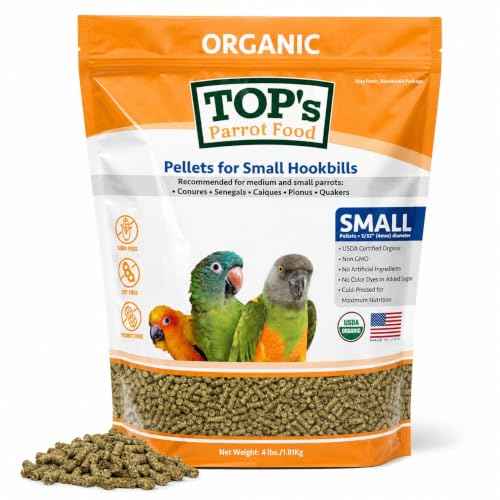 Bird Pellets for Small Hookbills (Small Hookbill Pellets / 4 Pound (Pack of 1))