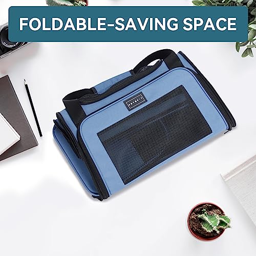 Dog Carrier for Small Dogs (19.7"L x 13.0"W x 13.0"H / Blue)