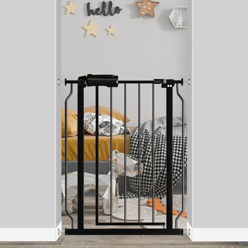 24 29 inch Narrow Baby Gate for Small Doorways Stairs Hallway (Gate: 24-29 Inch)