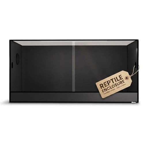 120 Gallon Reptile Enclosure 48x24x24 (Black)
