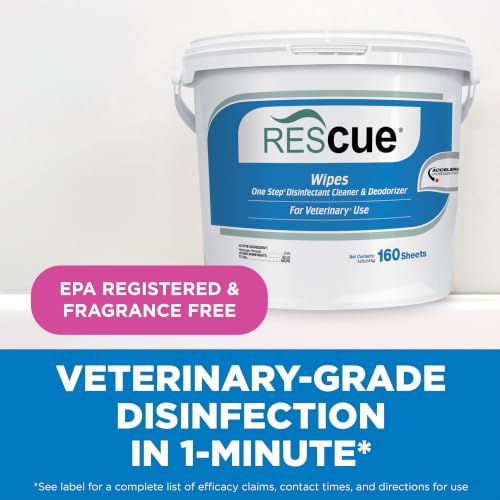 One Step Disinfectant Cleaner & Deodorizer Wipes for Vet Use (Bucket Refills (1 Pack) XL Wipes)