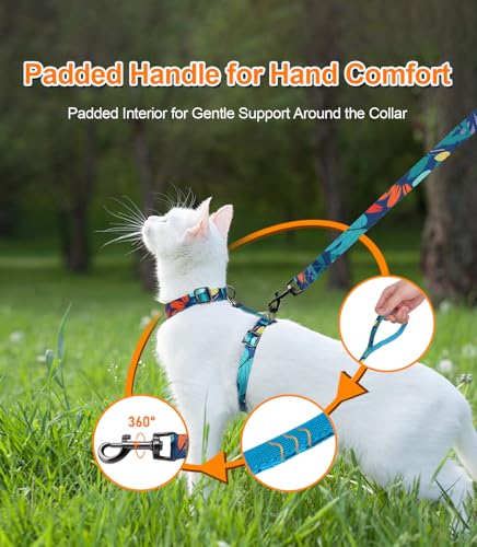 Cat Harness and Leash Set (Morandi Green / Medium (8-18 lb))