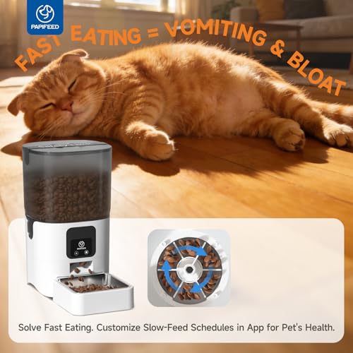 Automatic Cat Feeder with App (White)