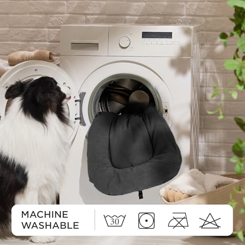 Washable Dog Crate Pad for Small Dogs (23.0"L x 17.0"W x 1.0"Th / Grey)