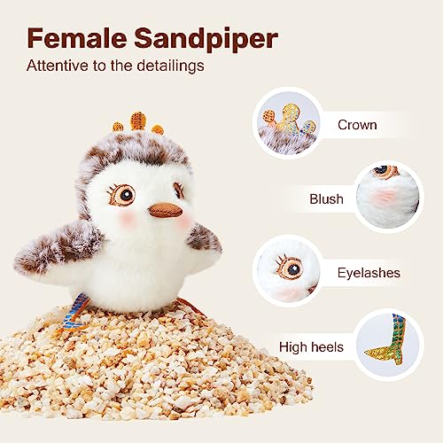 Cat Toys 2 Pcs Flapping Sandpiper Pair (Piper Couple)