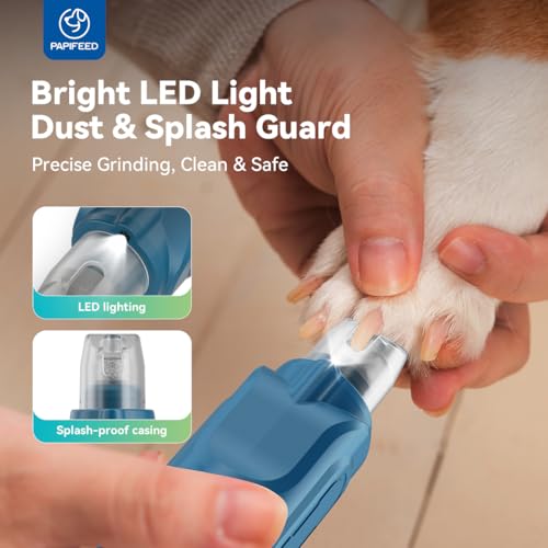 6 Speed Pet Nail Grinder with Dual LED Lights