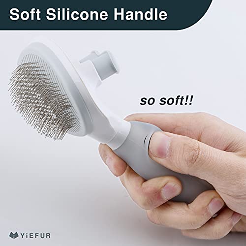 Cat Brush for Shedding (White)