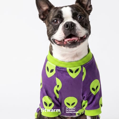 Alien Dog Fleece Pajamas (Alien / X-Small)