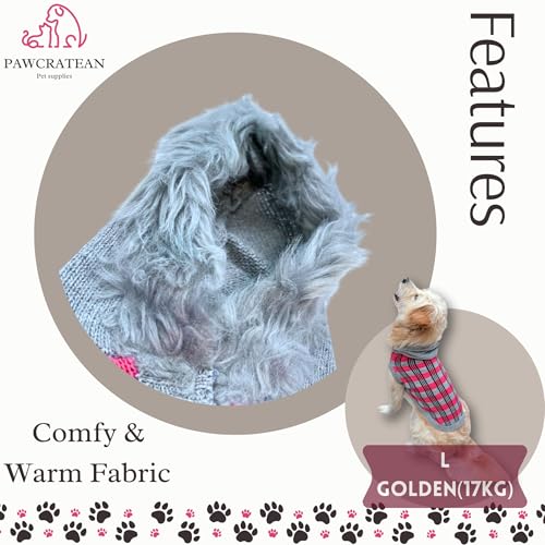 Cute Sweater for Dogs and Cats Soft Flannel Pet Outfit Warm and Cozy Animal Hoodie Small to Large Pet Clothes for Halloween Parties and Everyday Wear (Small)