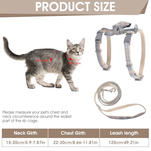 Cat Harness and Leash Set (Bow Tie)