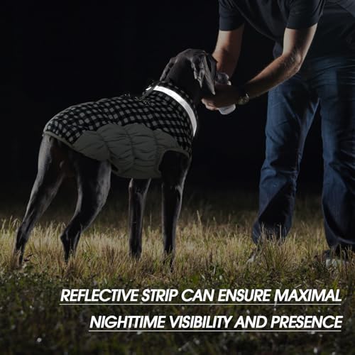 Dog Coat for Large Dogs (Checkerboard / XXXL(chest:43in))