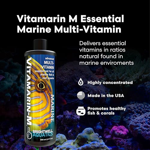 Vitamarin M Marine Fish Vitamin Supplement 500ml (500-ML)