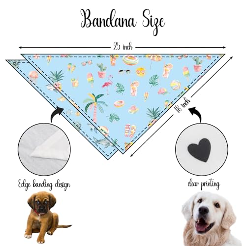 Summer Dog Bandana 2 Pack (H)