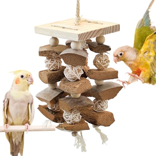 Bird Toys Parrot Toys (D: With Coconut Shell)
