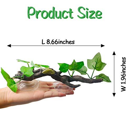 2 PCS Reptile Corner Branch (Green, 2 Pcs)