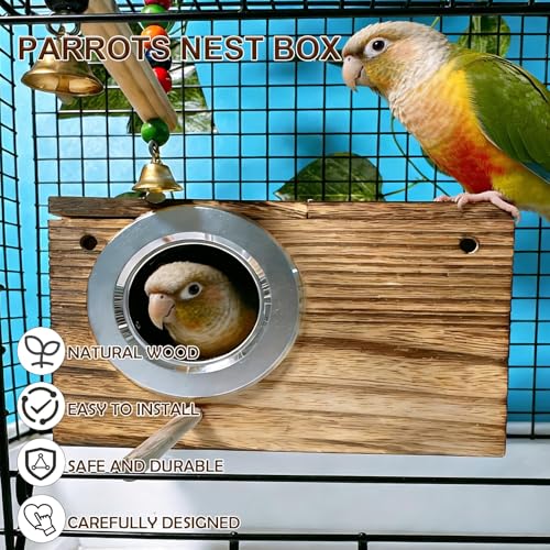 Parakeet Nesting Box (M: 9.84*5.11*5.11inch)