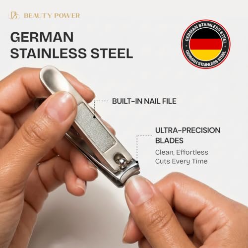 Nail Clippers Set 3 in 1 (Brown Case)